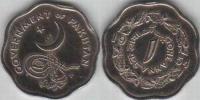 Pakistan 1954 1 Anna Specimen Proof Coin UNC KM#14